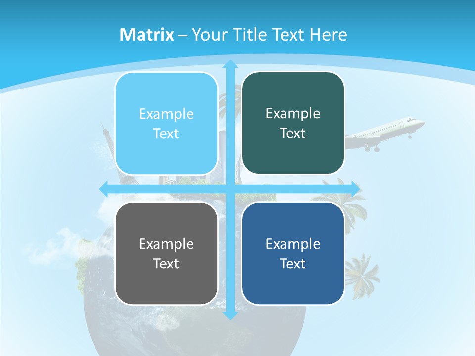 Baggage Packed Red PowerPoint Template