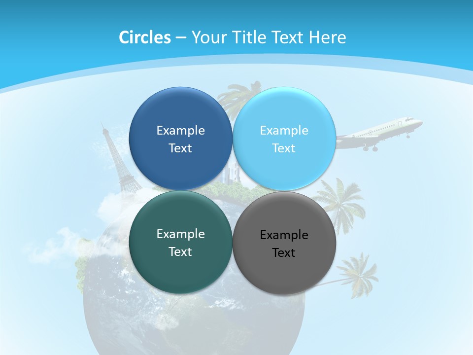 Baggage Packed Red PowerPoint Template