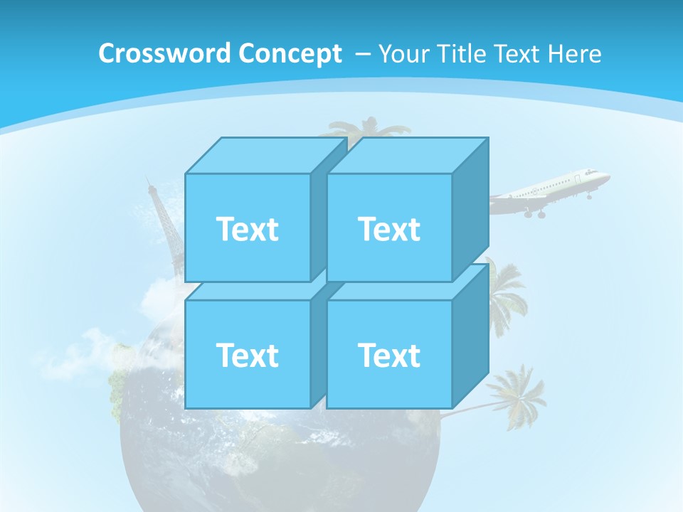Baggage Packed Red PowerPoint Template