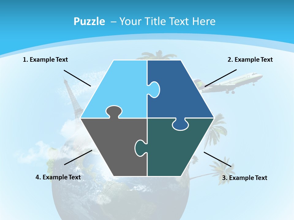 Baggage Packed Red PowerPoint Template