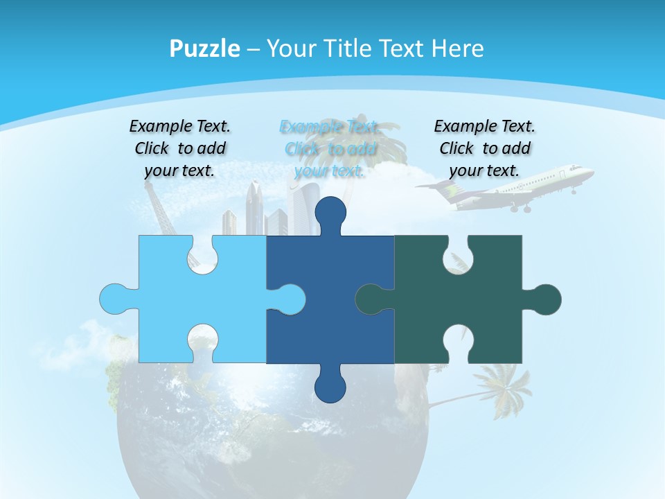 Baggage Packed Red PowerPoint Template