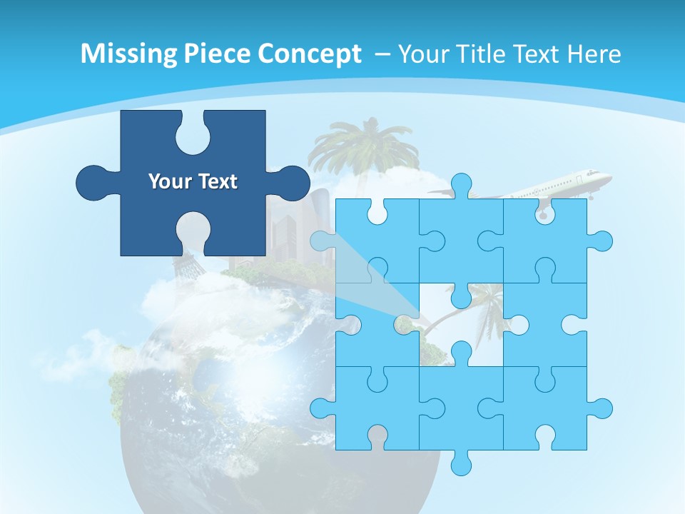 Baggage Packed Red PowerPoint Template