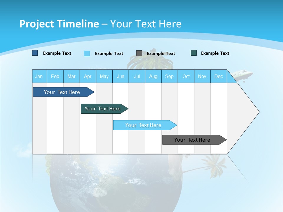 Baggage Packed Red PowerPoint Template
