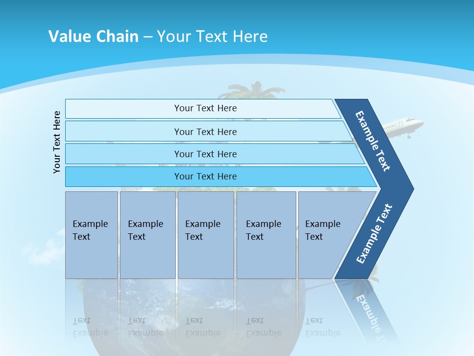Baggage Packed Red PowerPoint Template
