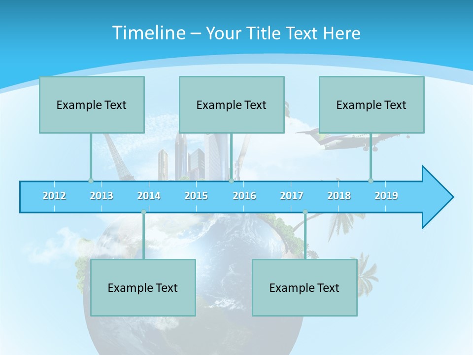Baggage Packed Red PowerPoint Template