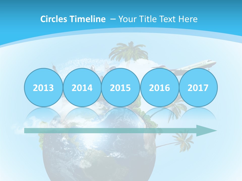 Baggage Packed Red PowerPoint Template