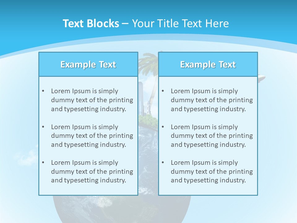 Baggage Packed Red PowerPoint Template