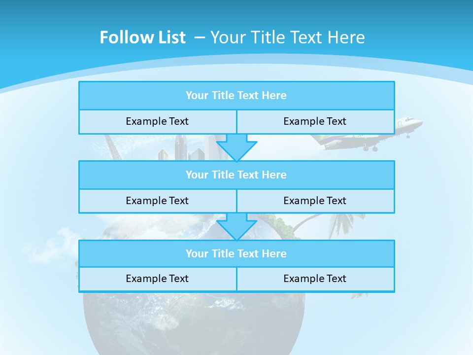 Baggage Packed Red PowerPoint Template