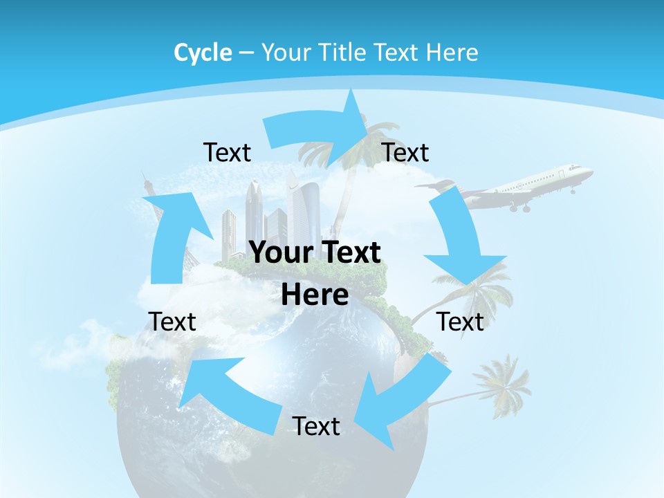 Baggage Packed Red PowerPoint Template