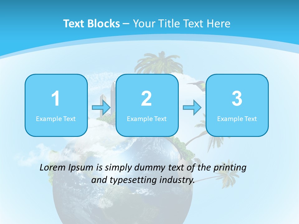 Baggage Packed Red PowerPoint Template