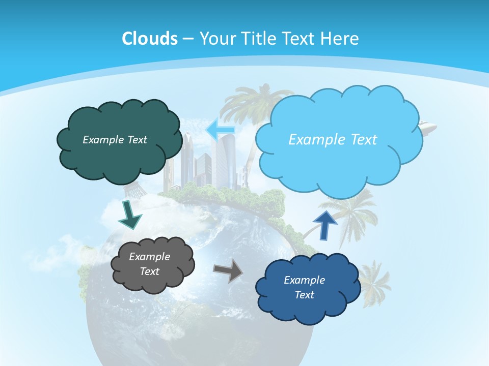Baggage Packed Red PowerPoint Template