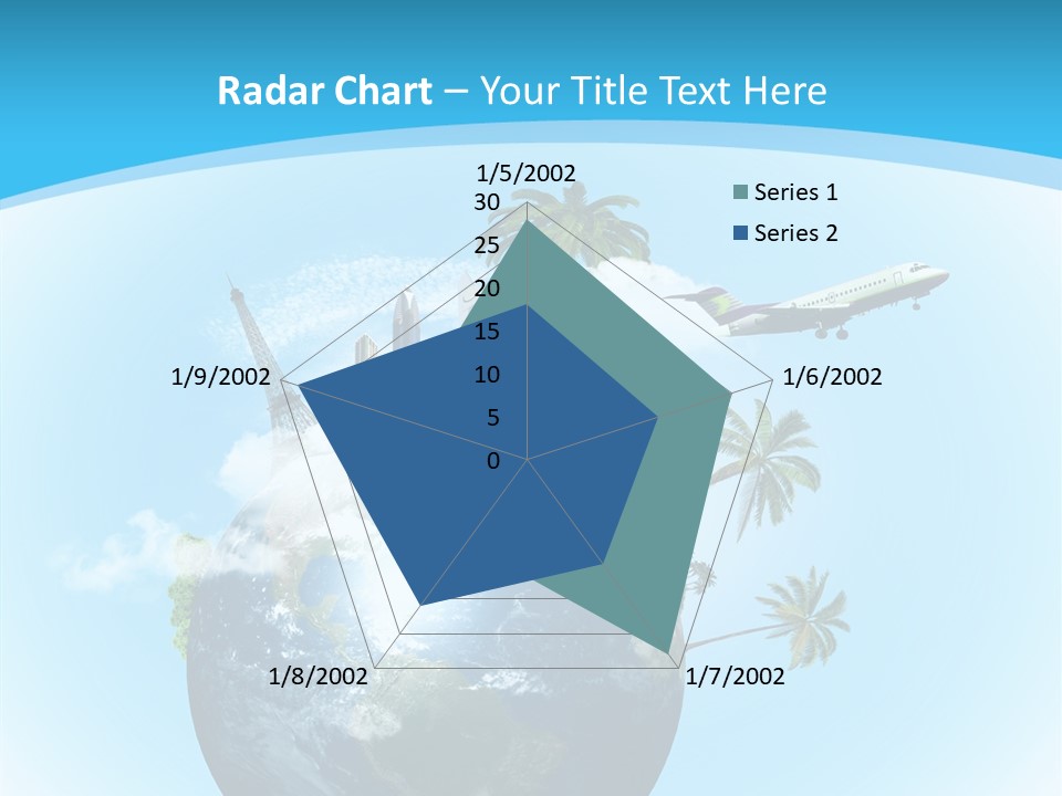 Baggage Packed Red PowerPoint Template