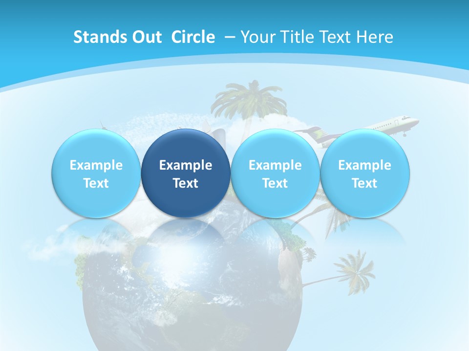 Baggage Packed Red PowerPoint Template