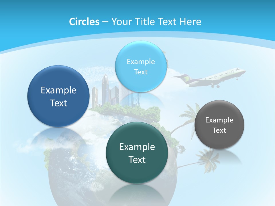 Baggage Packed Red PowerPoint Template