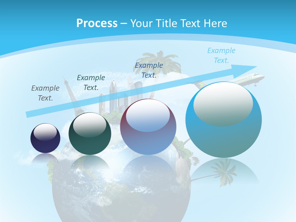 Baggage Packed Red PowerPoint Template