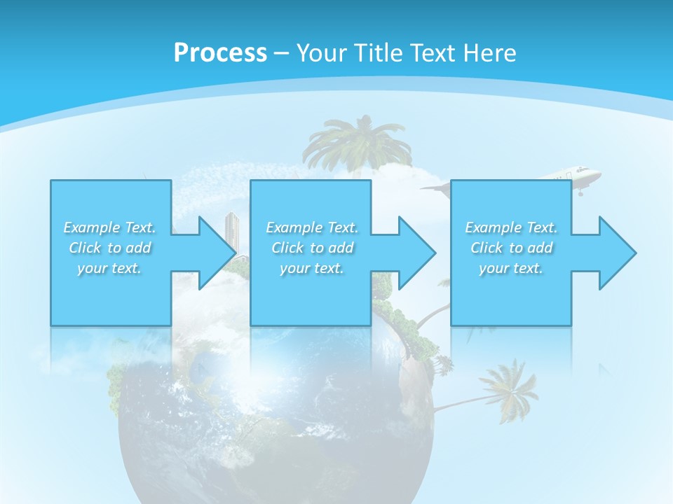 Baggage Packed Red PowerPoint Template