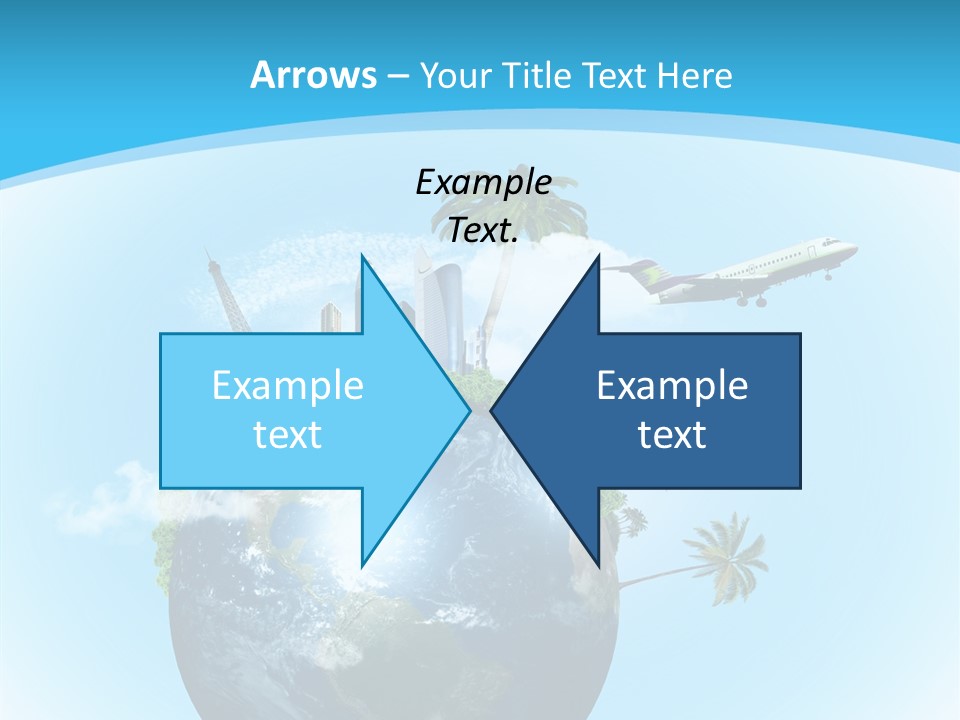 Baggage Packed Red PowerPoint Template