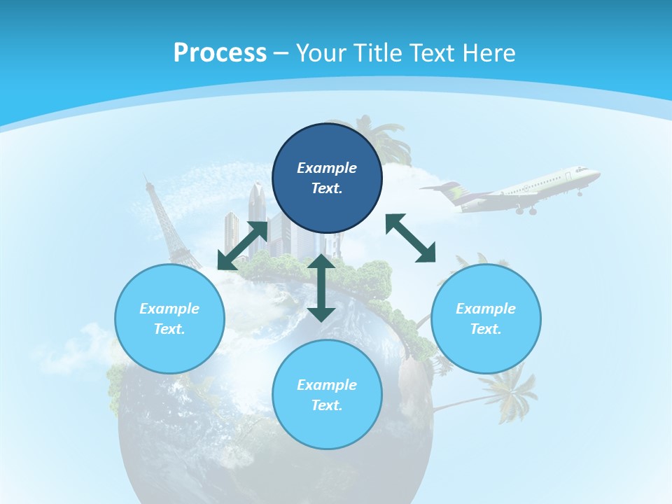 Baggage Packed Red PowerPoint Template