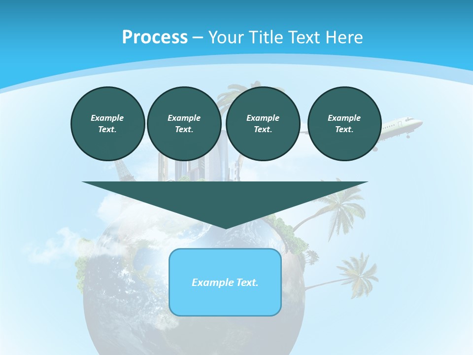 Baggage Packed Red PowerPoint Template