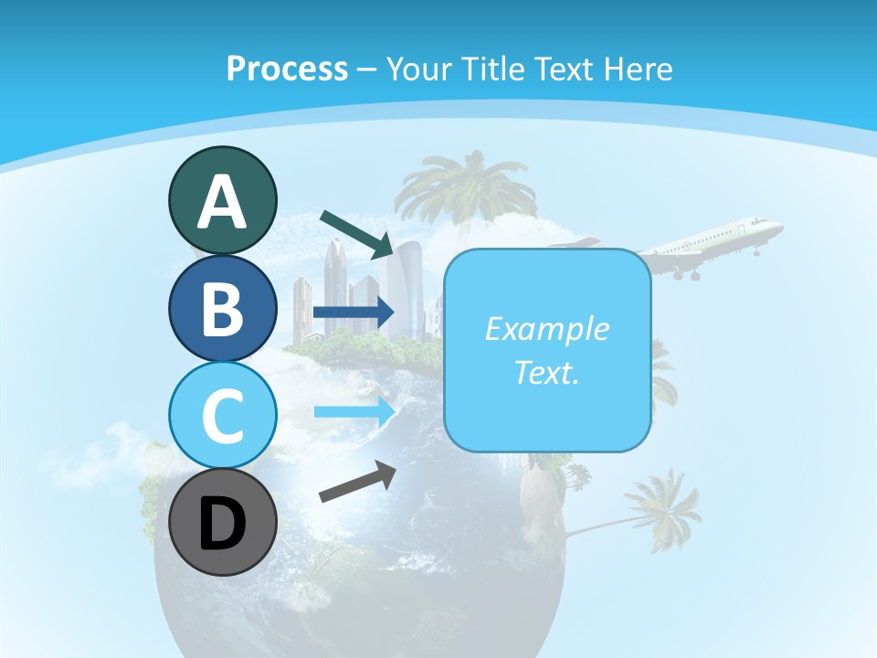Baggage Packed Red PowerPoint Template