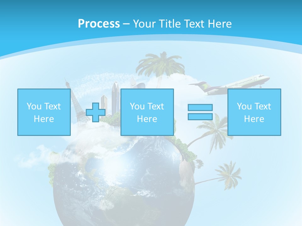 Baggage Packed Red PowerPoint Template
