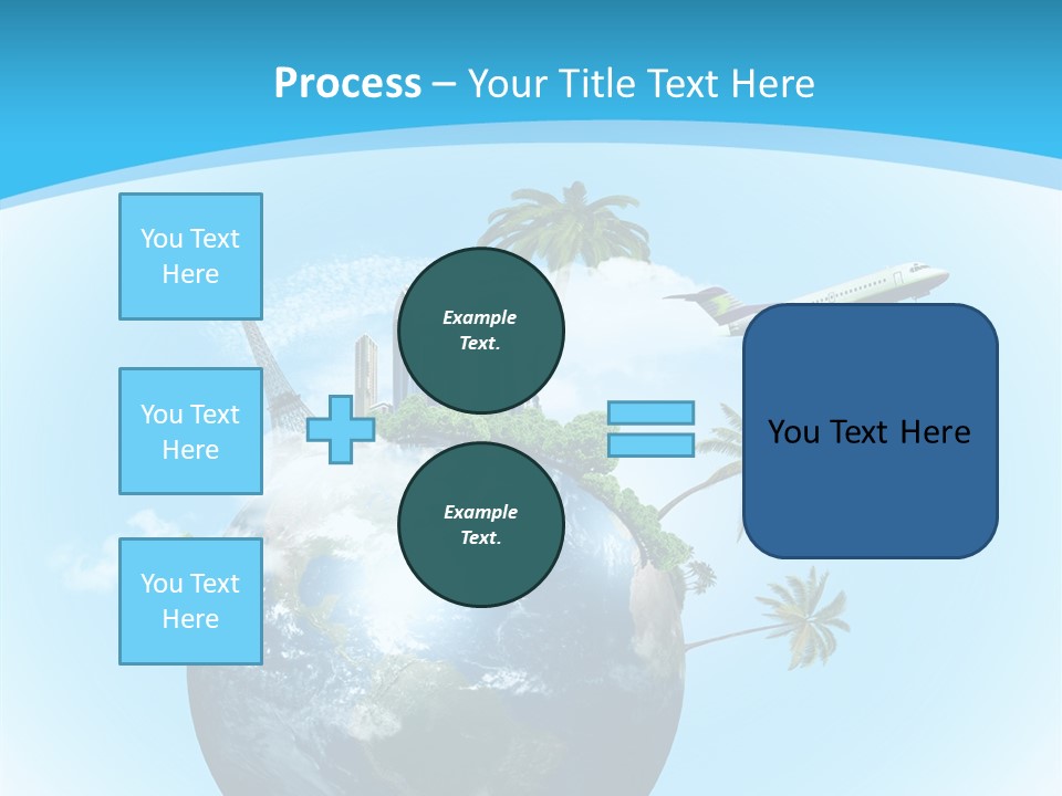 Baggage Packed Red PowerPoint Template