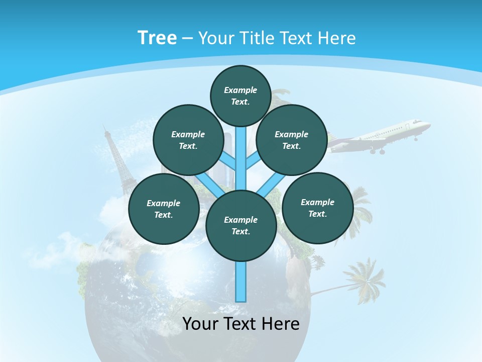 Baggage Packed Red PowerPoint Template