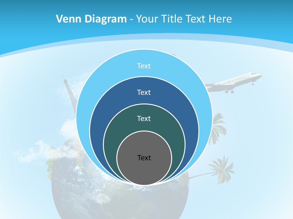 Baggage Packed Red PowerPoint Template