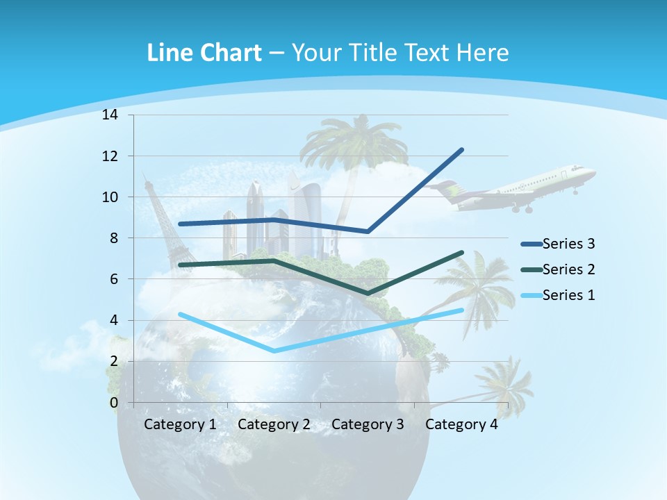 Baggage Packed Red PowerPoint Template