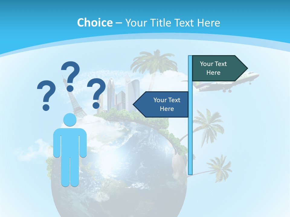 Baggage Packed Red PowerPoint Template