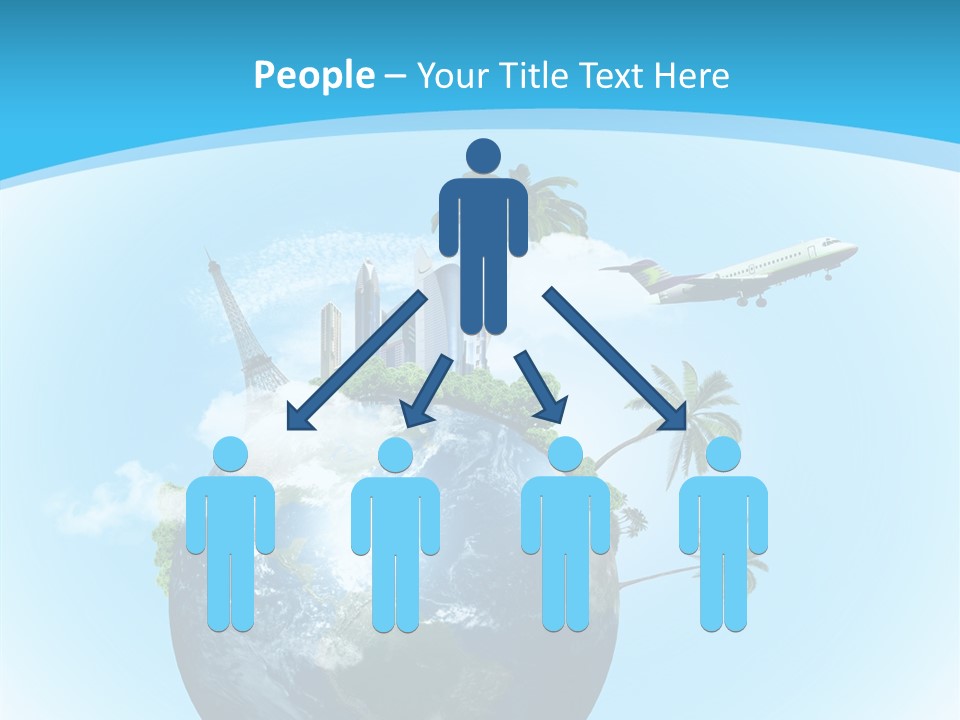 Baggage Packed Red PowerPoint Template