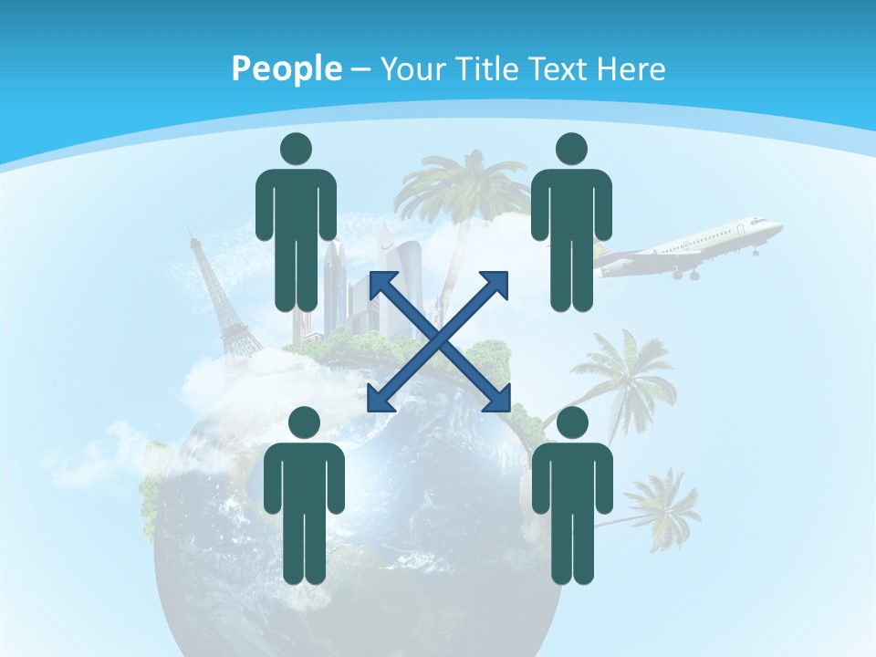 Baggage Packed Red PowerPoint Template