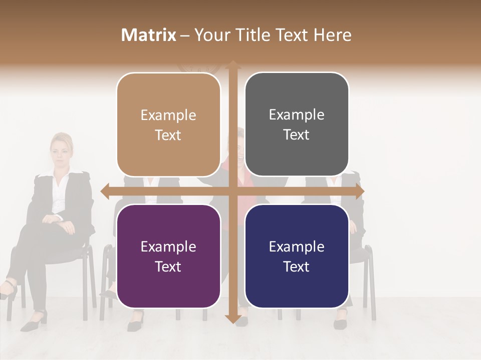 Person Winner Lady PowerPoint Template