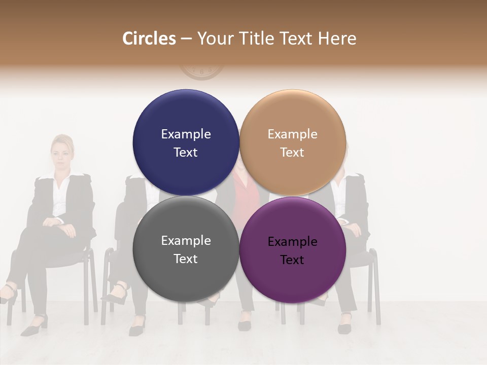 Person Winner Lady PowerPoint Template