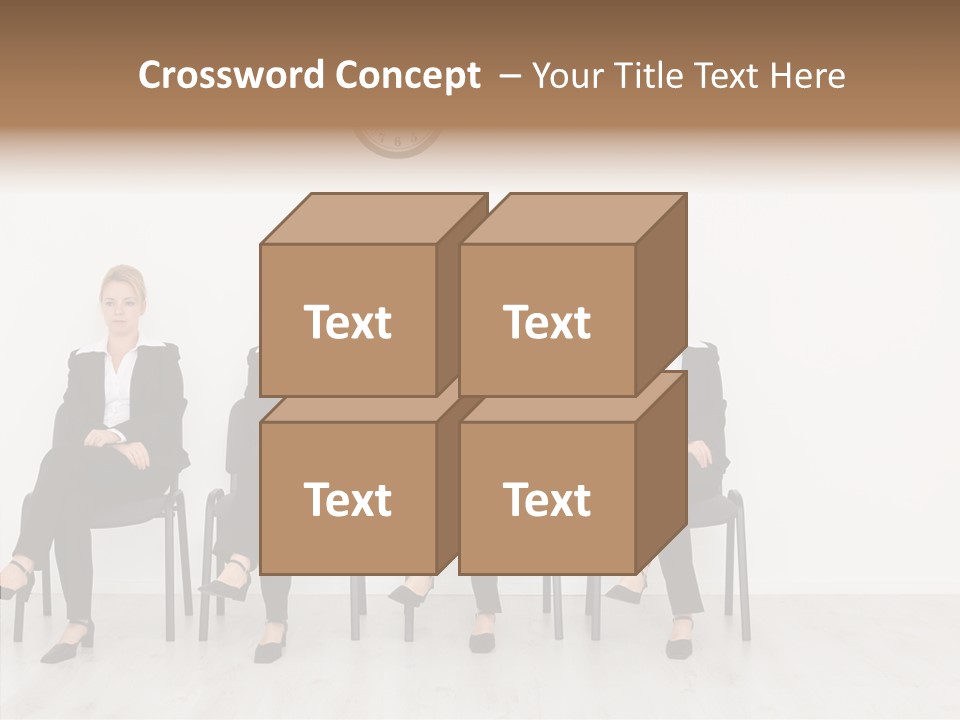 Person Winner Lady PowerPoint Template