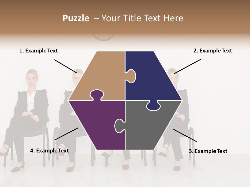 Person Winner Lady PowerPoint Template