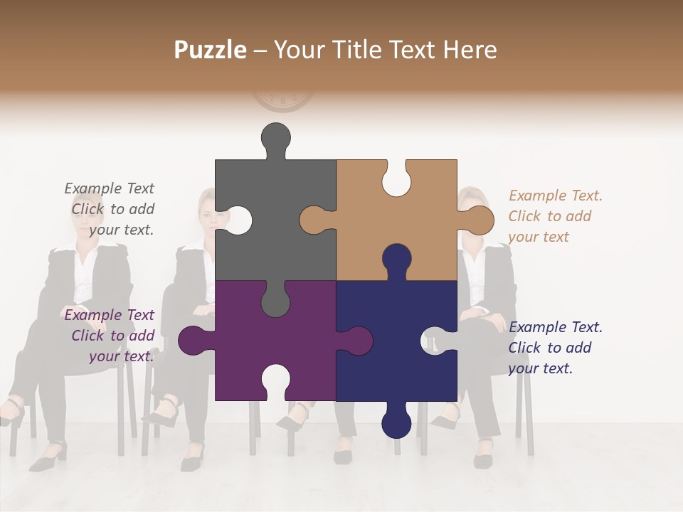 Person Winner Lady PowerPoint Template