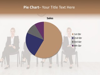 Person Winner Lady PowerPoint Template