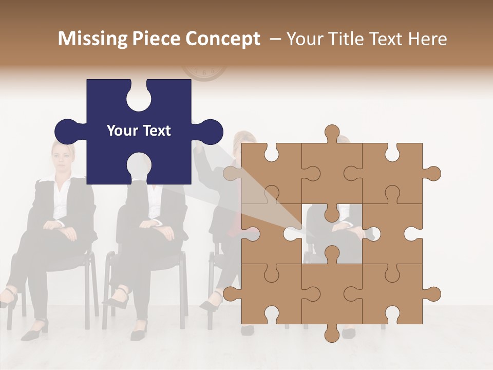 Person Winner Lady PowerPoint Template