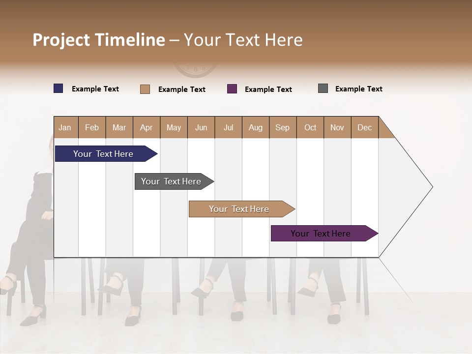 Person Winner Lady PowerPoint Template