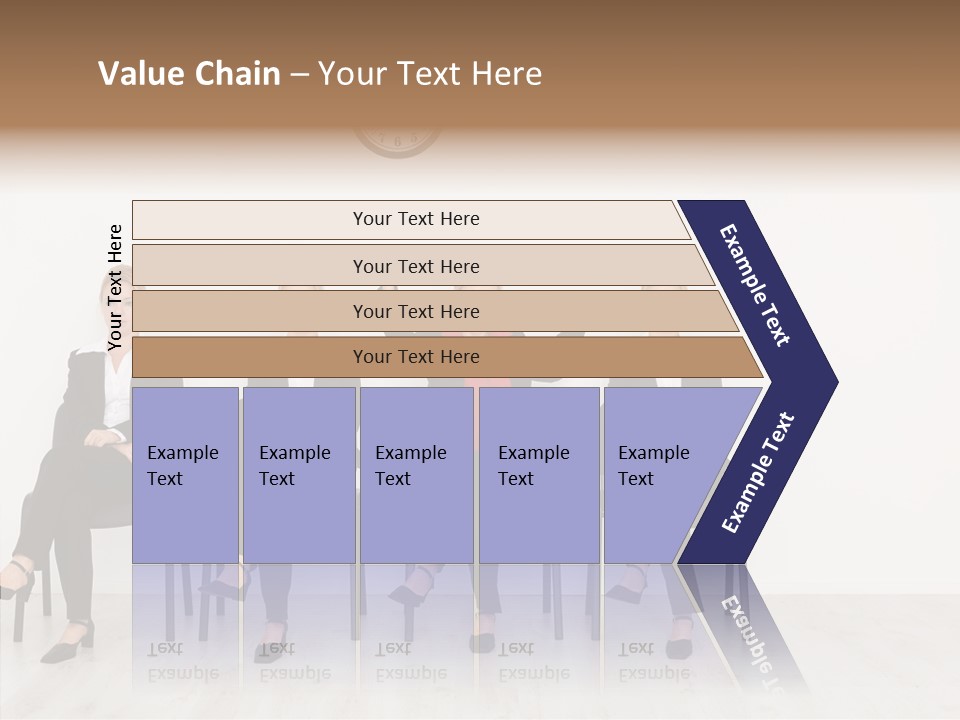 Person Winner Lady PowerPoint Template
