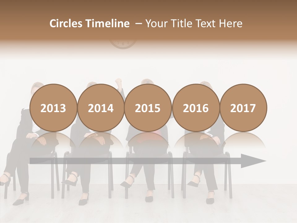 Person Winner Lady PowerPoint Template