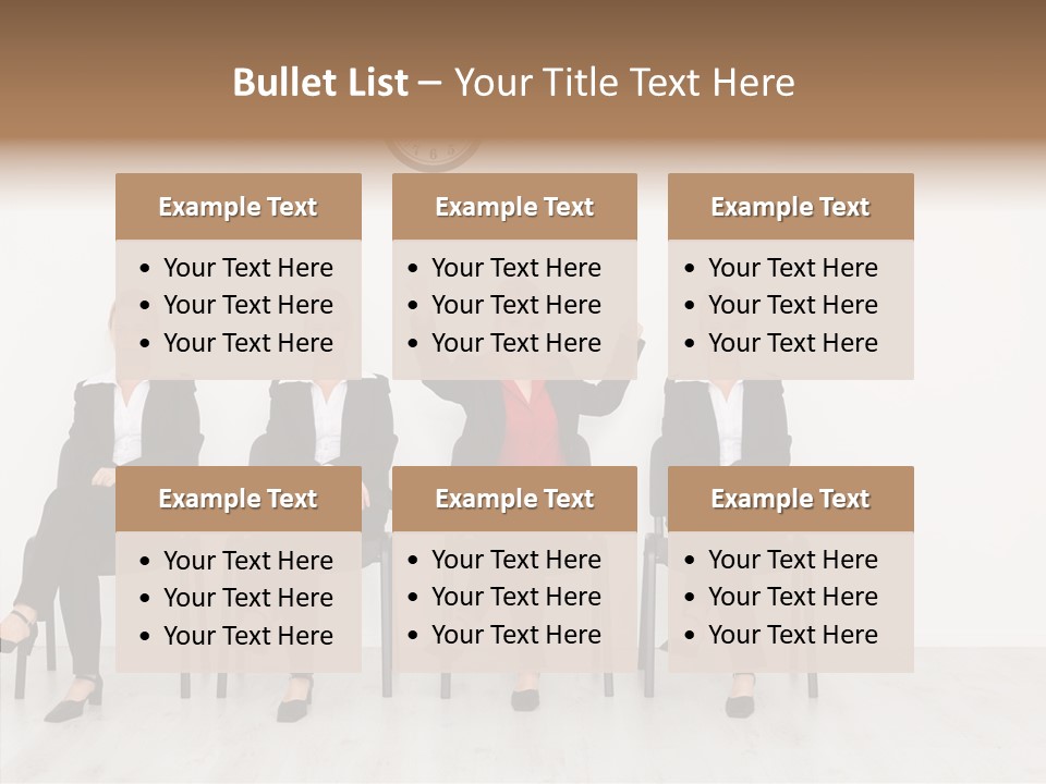 Person Winner Lady PowerPoint Template