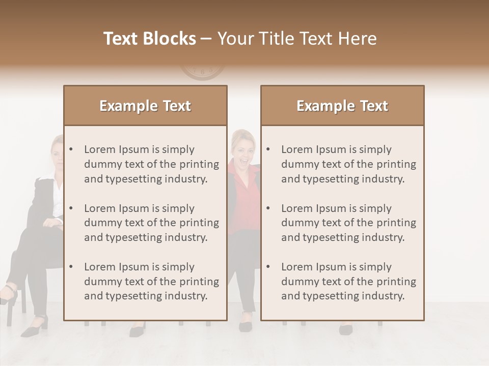 Person Winner Lady PowerPoint Template