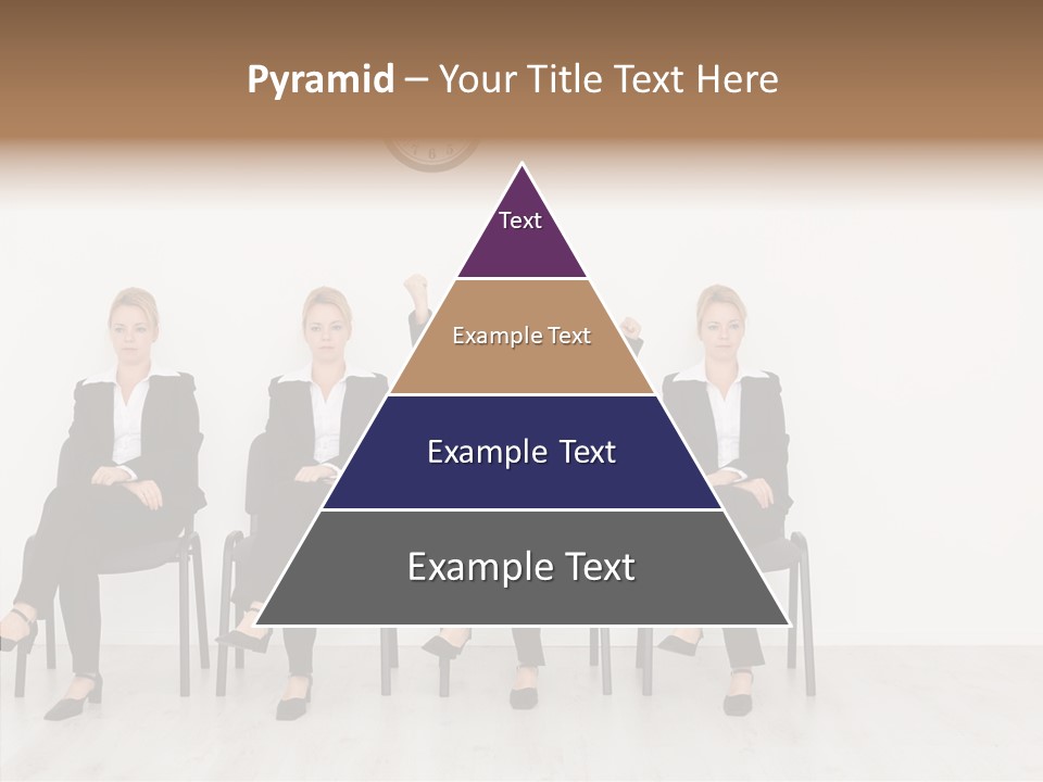 Person Winner Lady PowerPoint Template