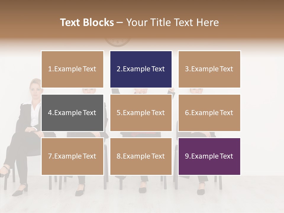 Person Winner Lady PowerPoint Template