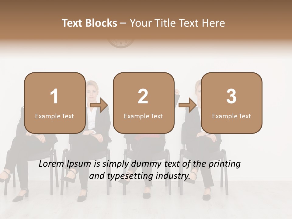 Person Winner Lady PowerPoint Template