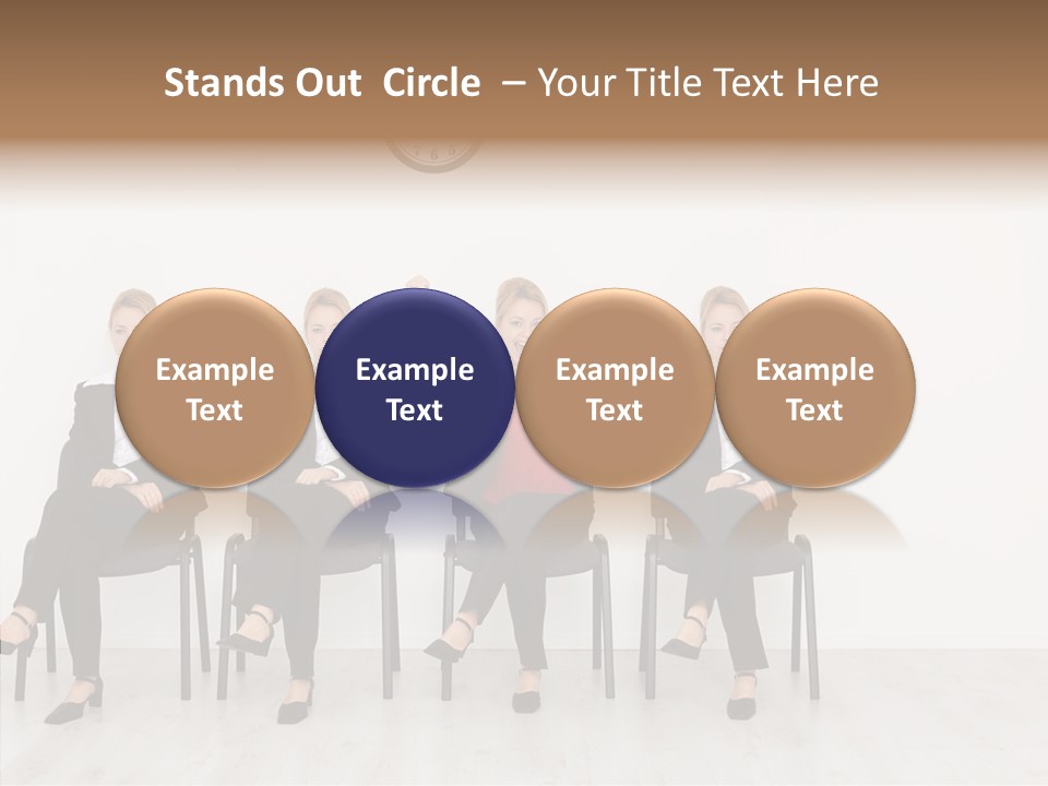 Person Winner Lady PowerPoint Template