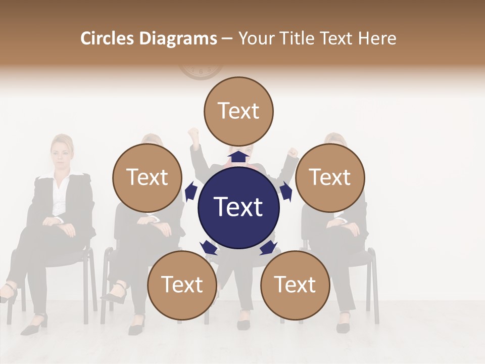 Person Winner Lady PowerPoint Template