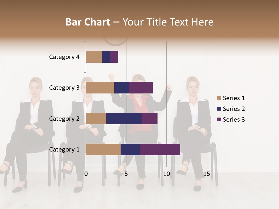 Person Winner Lady PowerPoint Template